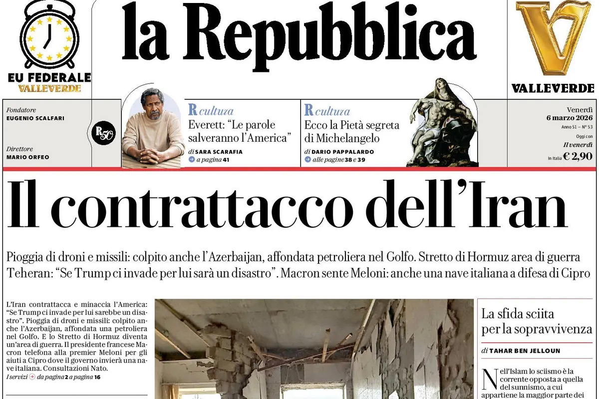 Le prime pagine di oggi