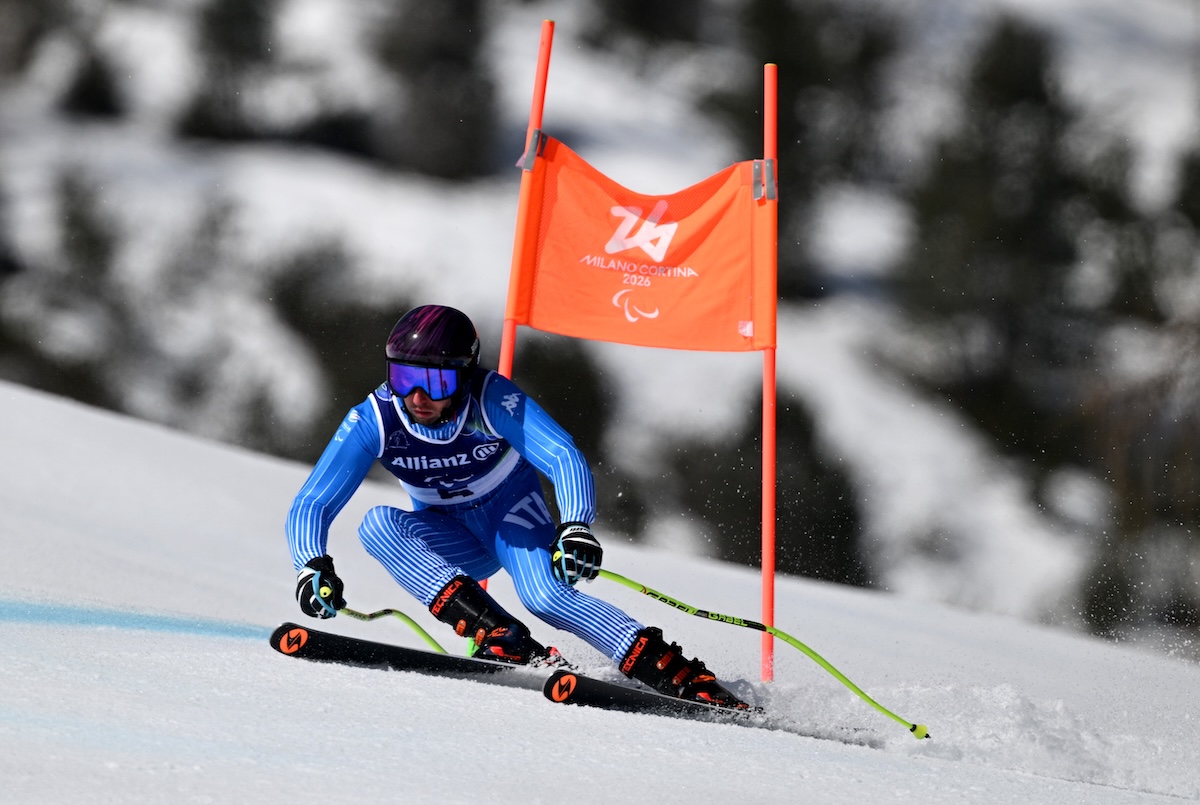 Giacomo Bertagnolli ha vinto la medaglia di bronzo nella discesa VI alle Paralimpiadi invernali