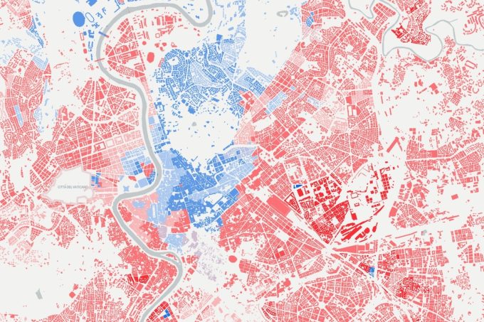 Com’è andato il voto al referendum nelle grandi città, strada per strada