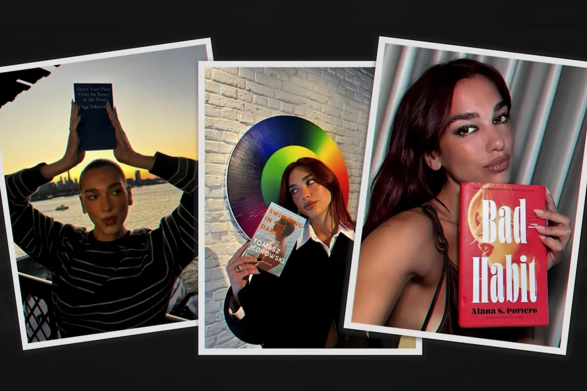 Dua Lipa, l’influencer di libri