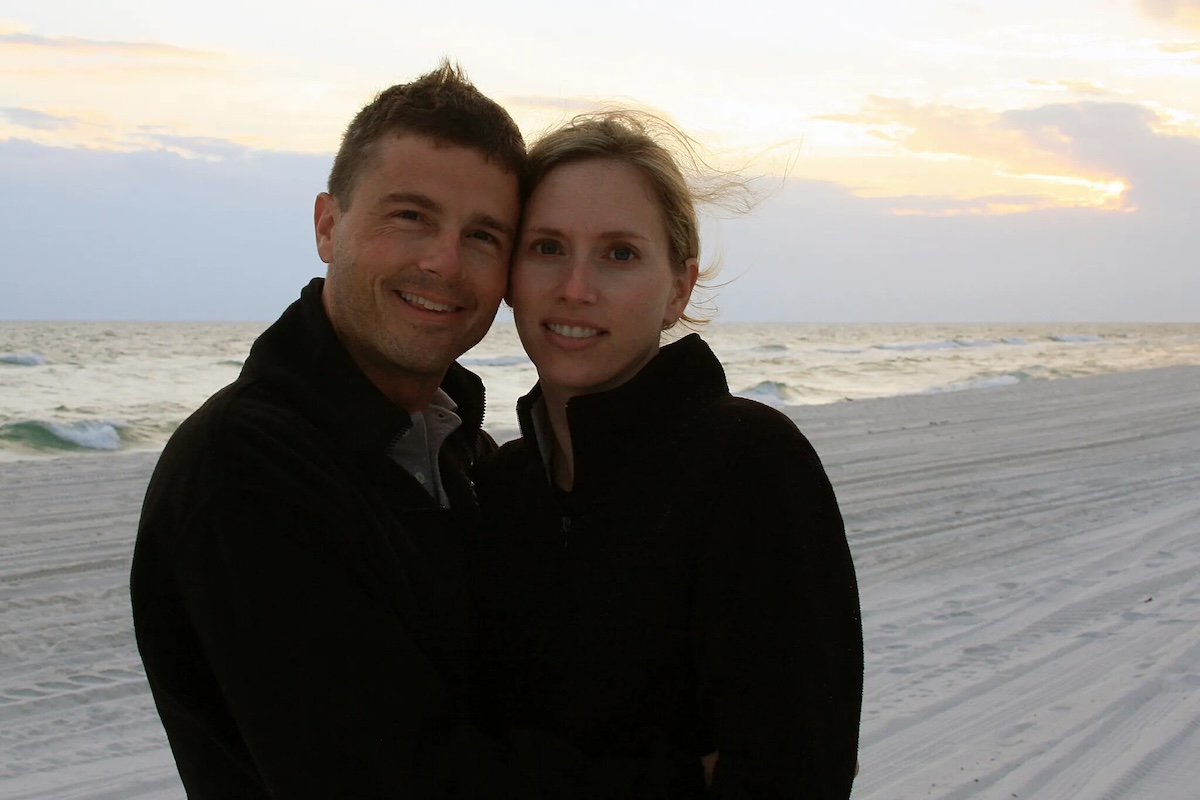 Reid a Carroll Wiseman, in una foto diffusa dalla famiglia e pubblicata dalla NASA