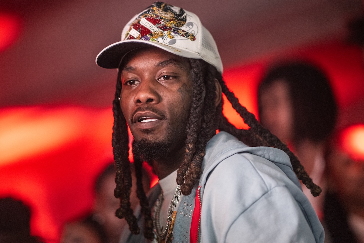 Il rapper Offset durante un evento ad Atlanta, il 19 ottobre 2024 (Prince Williams/WireImage via Getty)