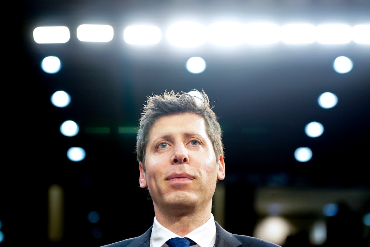 Altman durante un’audizione al Senato 