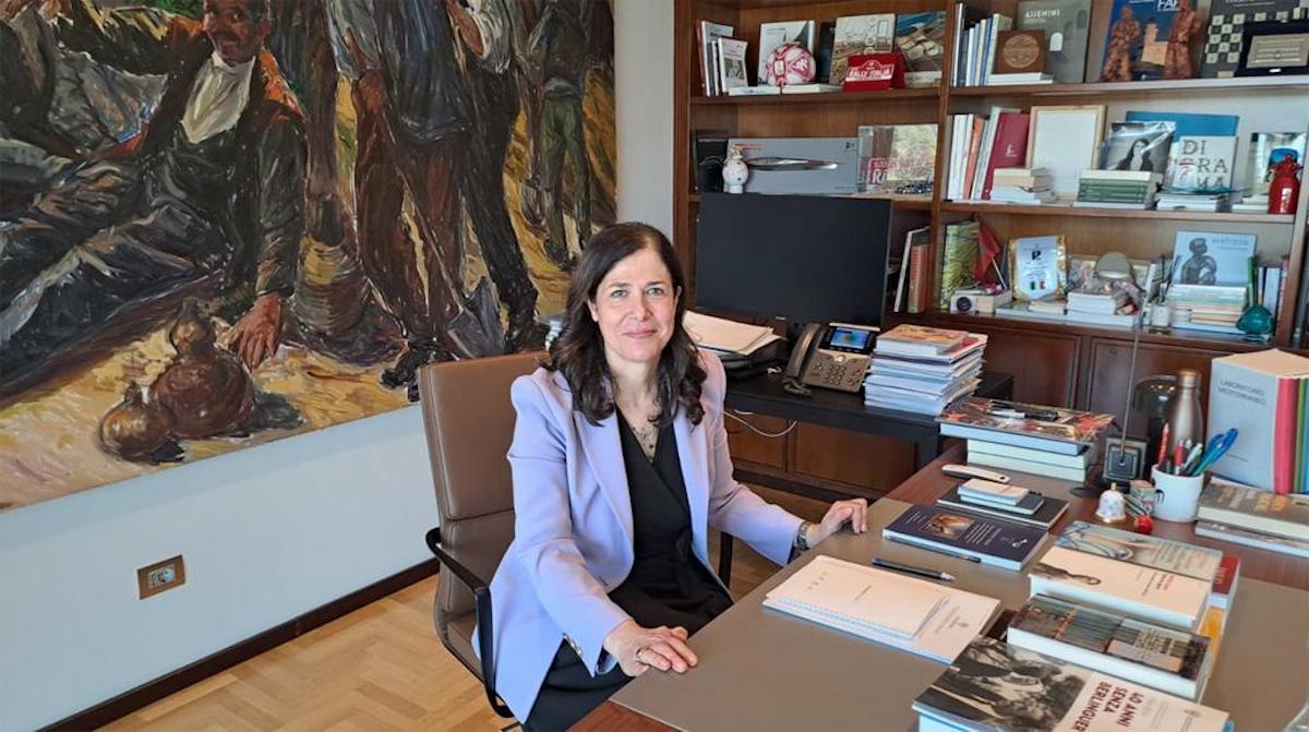 La presidente della Regione Sardegna, Alessandra Todde, Cagliari, 31 marzo 2026 (Ansa)