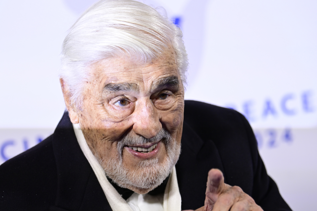 Mario Adorf nel 2024 (Fabian Sommer/dpa)