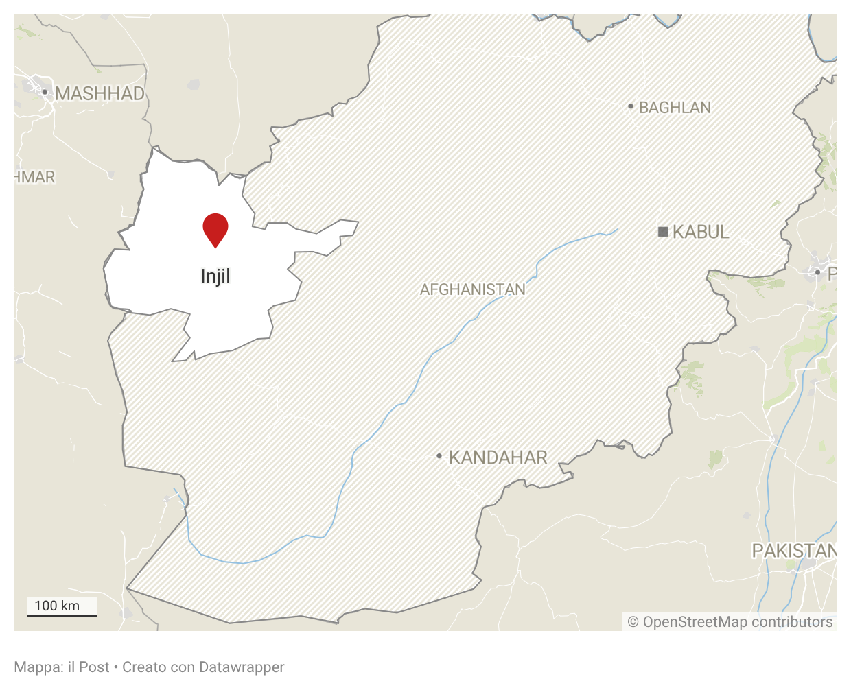 Nell’ovest dell’Afghanistan diverse persone civili sono state uccise in un attacco armato