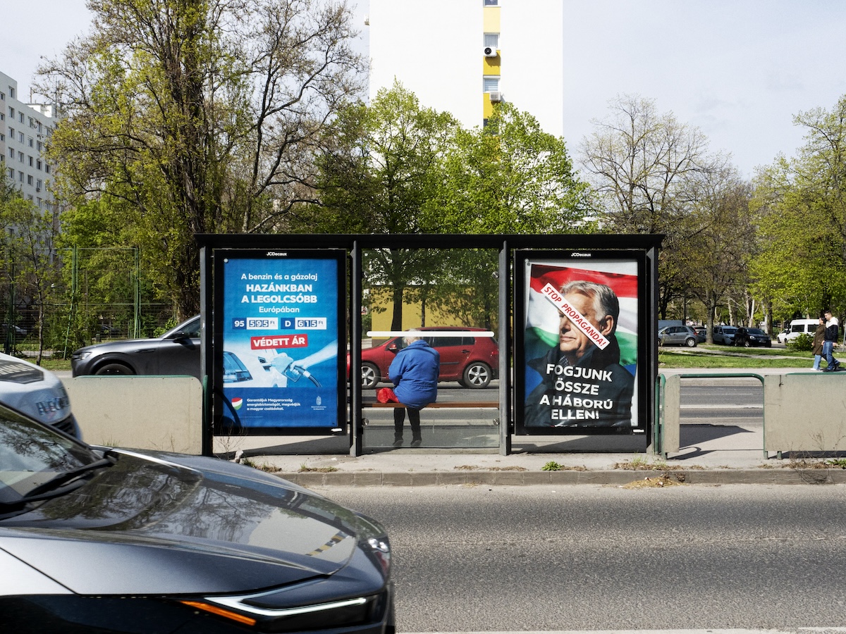 Diversi manifesti elettorali per due diverse idee di Ungheria