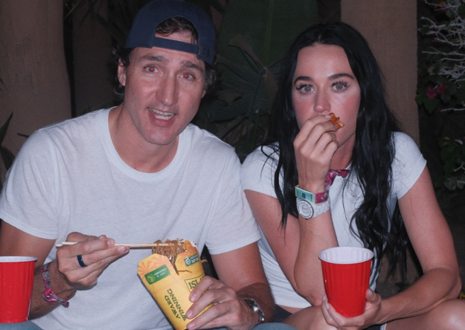 Katy Perry e Justin Trudeau, due fan al Coachella