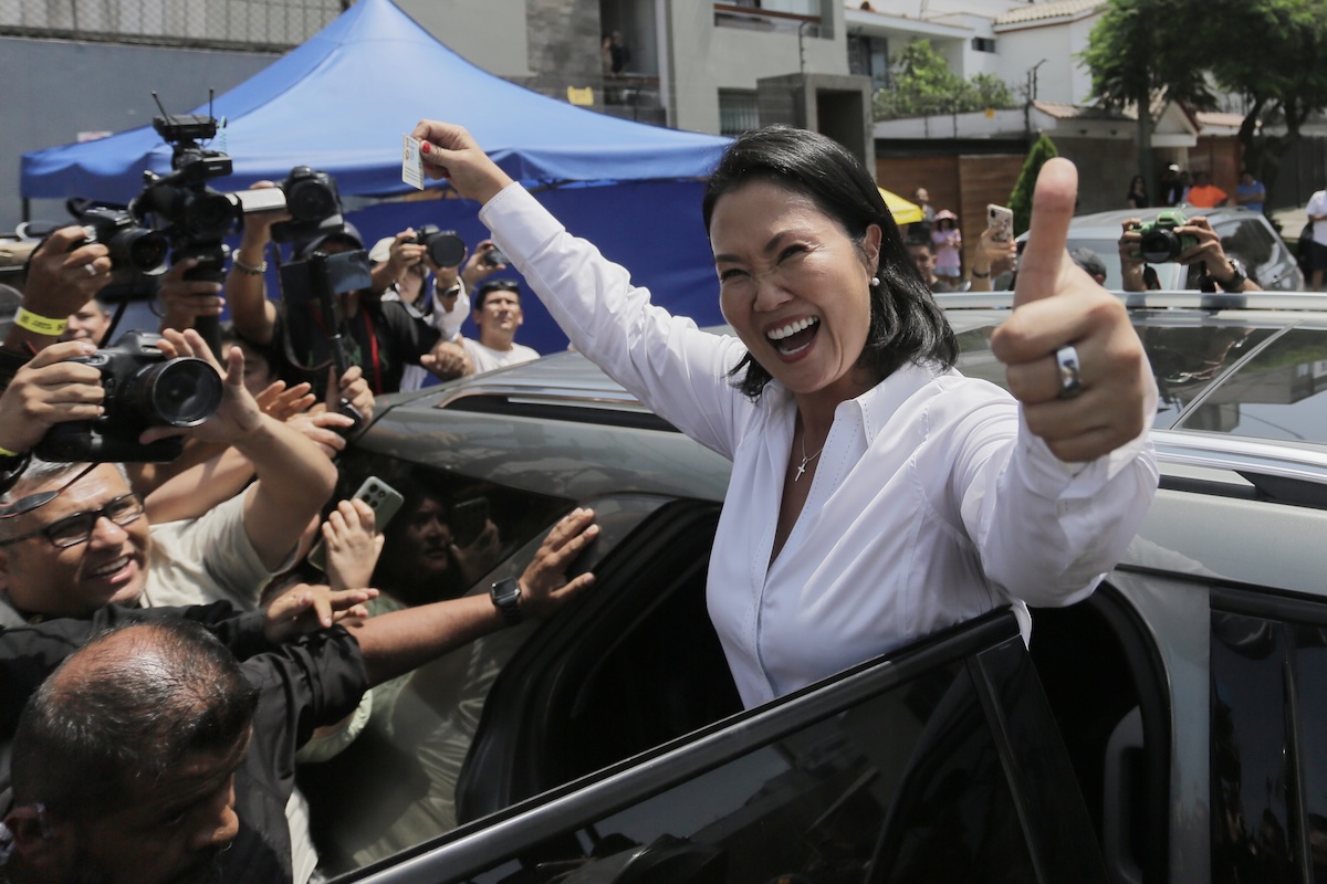 La candidata Keiko Fujimori (AP Photo/Gerardo Marin)