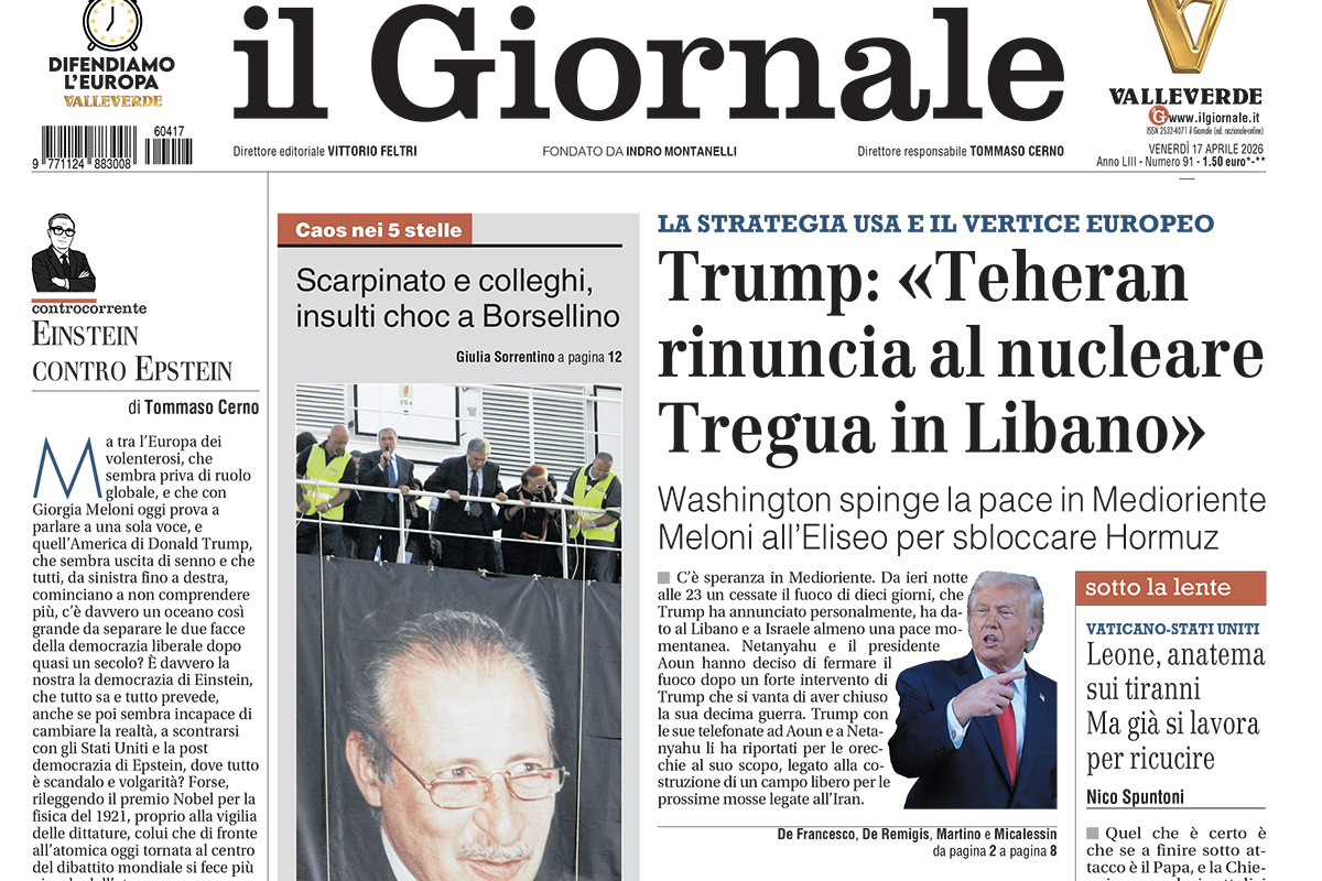 Le prime pagine di oggi