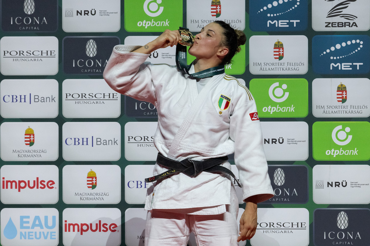 Alice Bellandi ha vinto la medaglia d’oro anche agli Europei di judo: era già campione del mondo e olimpica in carica