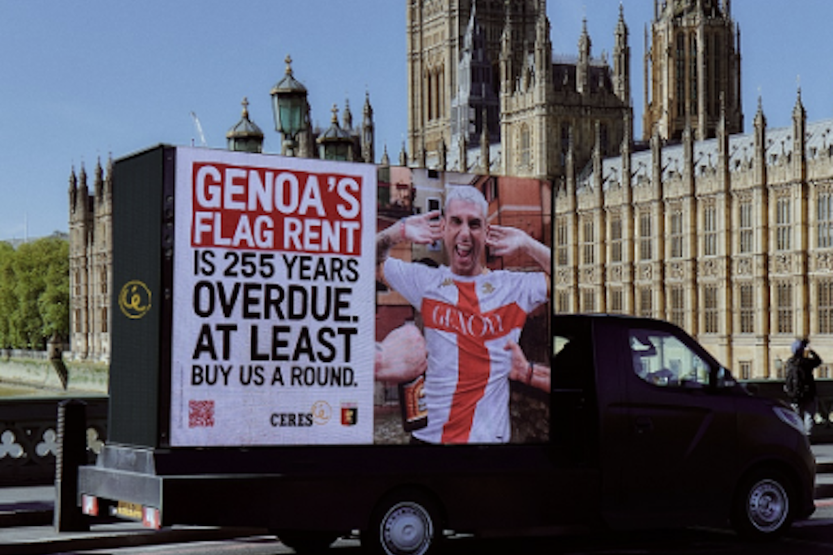 «Bella quella bandiera, Inghilterra: è mica quella di Genova?»