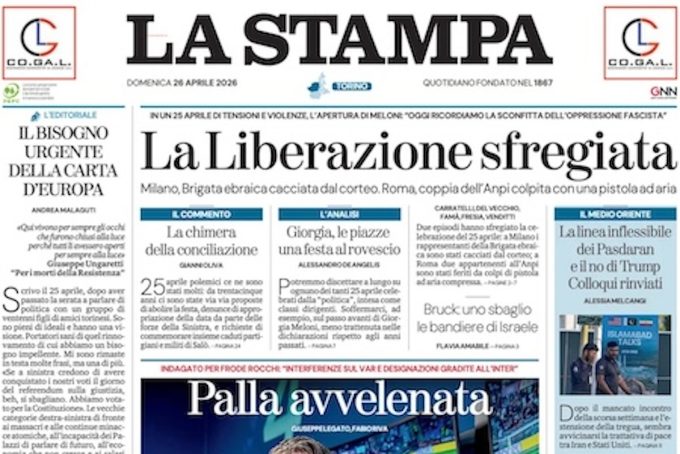 Le prime pagine di oggi
