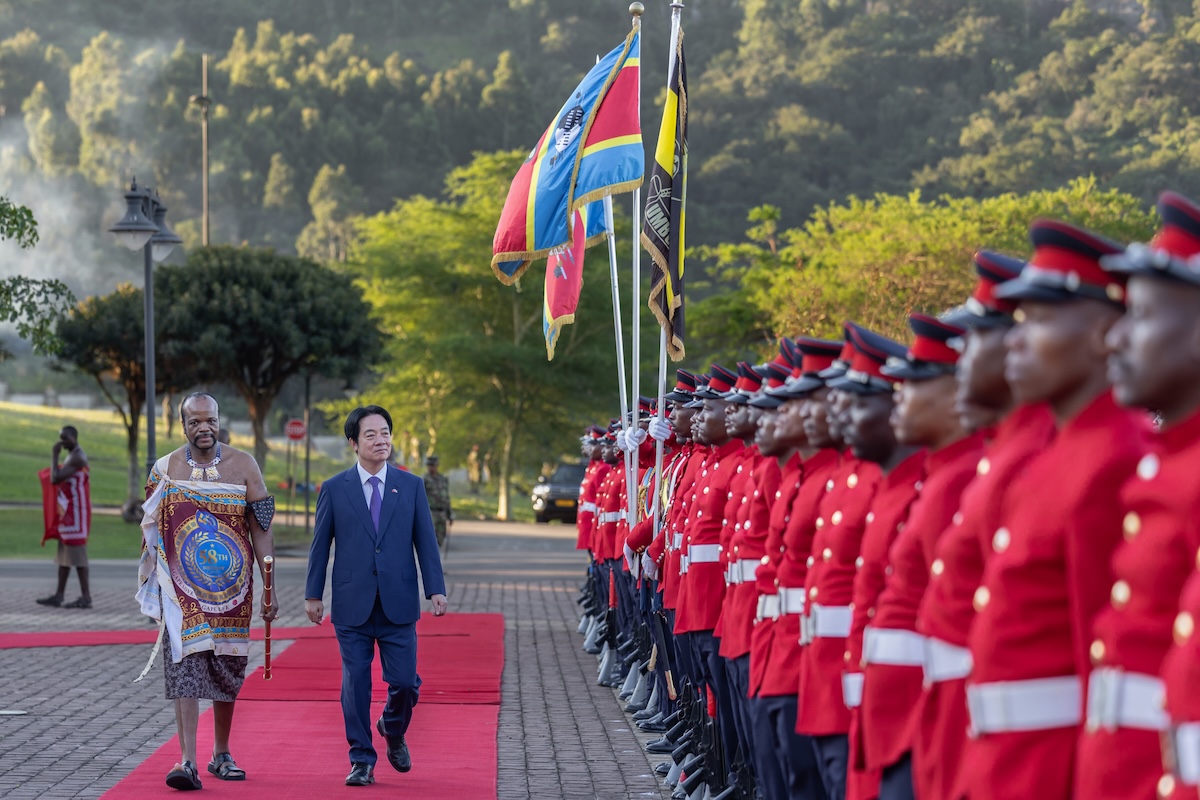 Il presidente taiwanese è riuscito ad andare in eSwatini, dopo che la Cina glielo aveva impedito