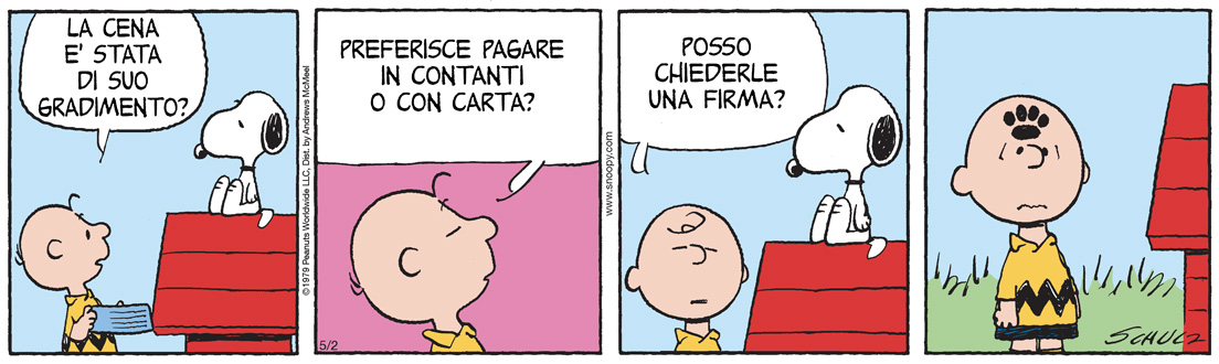 Peanuts 2026 maggio 02