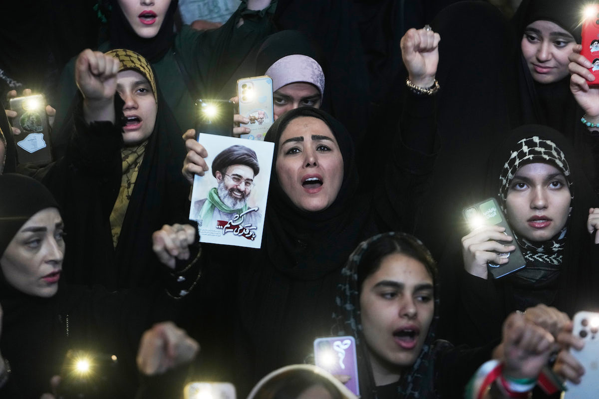 Teheran, 4 maggio 2026 (AP Photo/Vahid Salemi)
