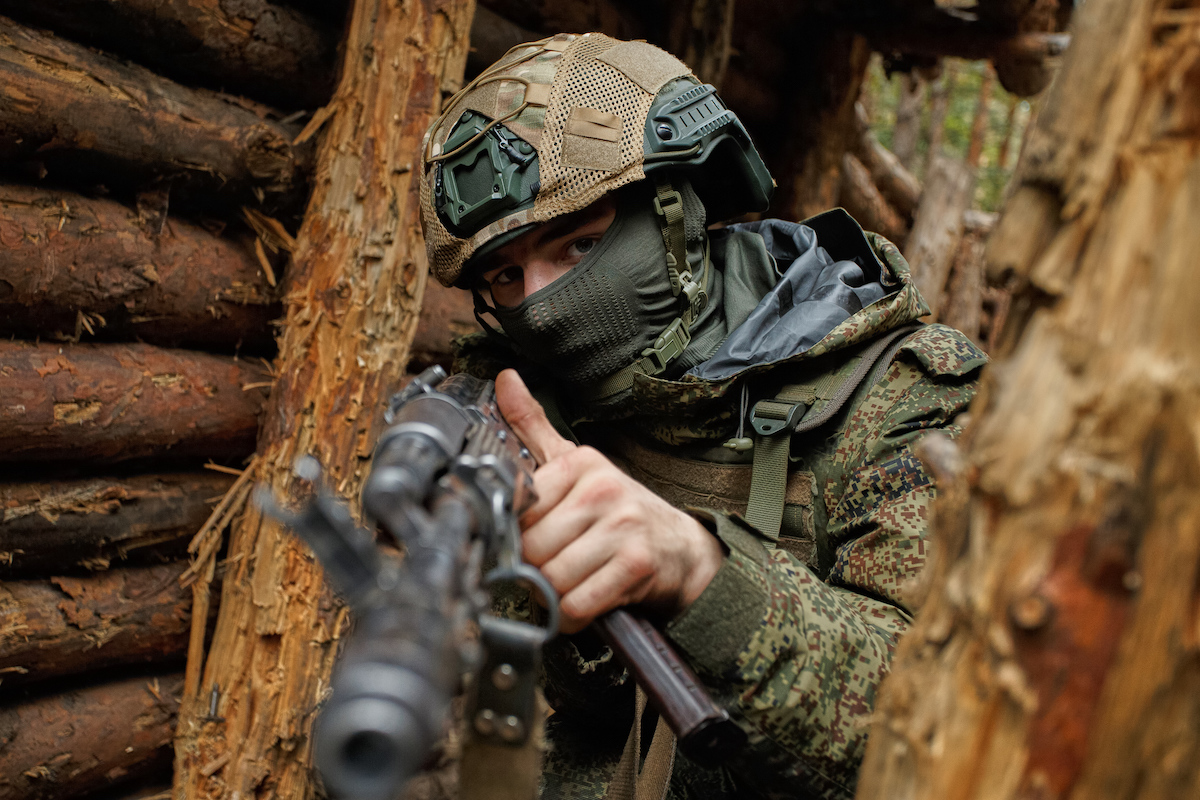 L'addestramento di un soldato russo, ottobre 2025 (Alexander Polikarkin/Russian Defense Ministry Press Service via AP)
