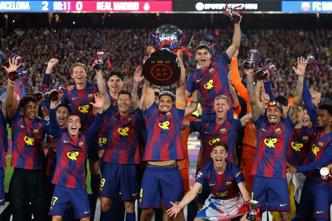 Il Barcellona ha vinto il campionato spagnolo di calcio