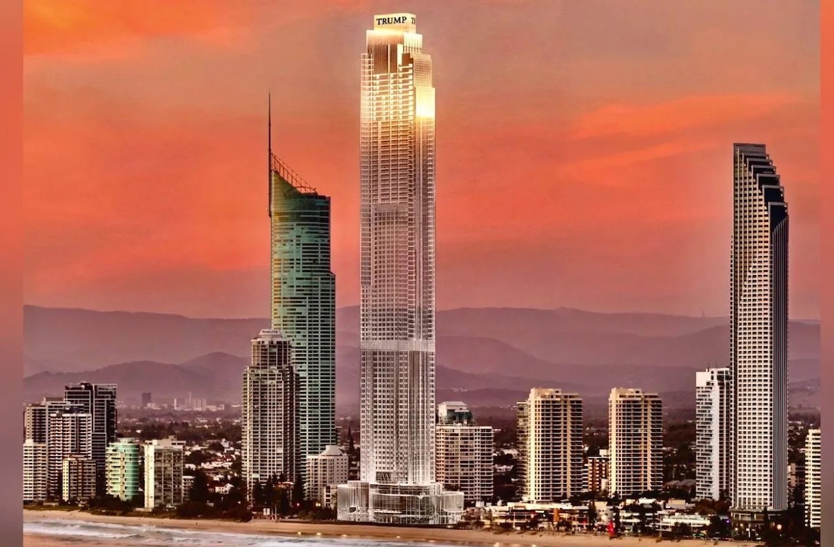 Il piano per costruire una copia della Trump Tower a Gold Coast, in Australia, è stato accantonato
