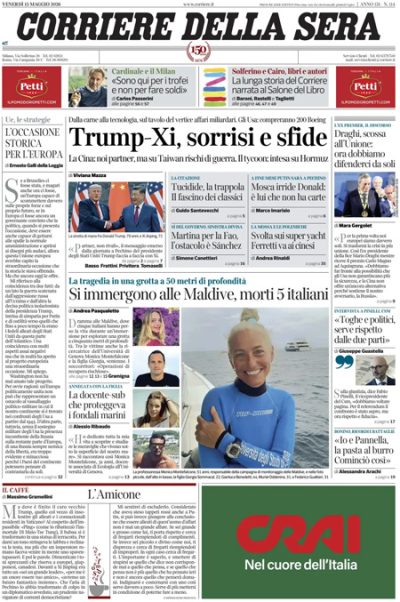 le prime pagine di oggi da Ilpost.it le prime pagine di oggi