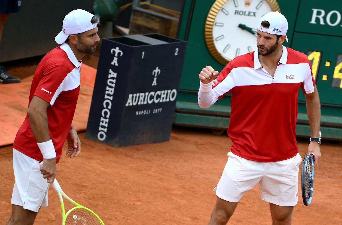 I tennisti Simone Bolelli e Andrea Vavassori hanno vinto il torneo di doppio agli Internazionali d’Italia