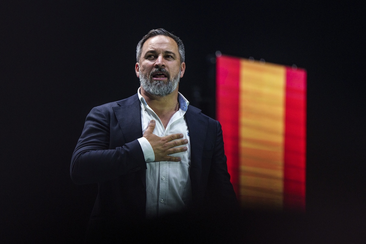 Santiago Abascal, il leader di Vox (AP/Manu Fernandez)