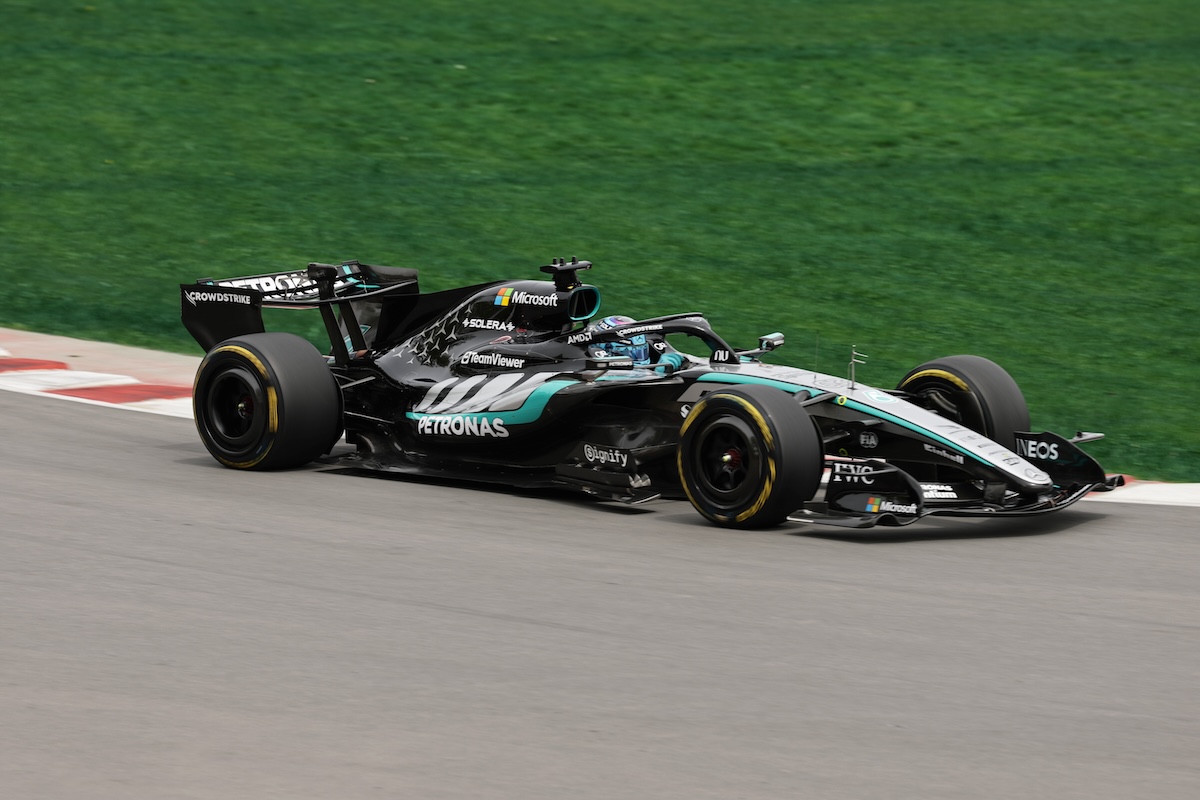 George Russell della Mercedes ha vinto la sprint race di Formula 1 in Canada