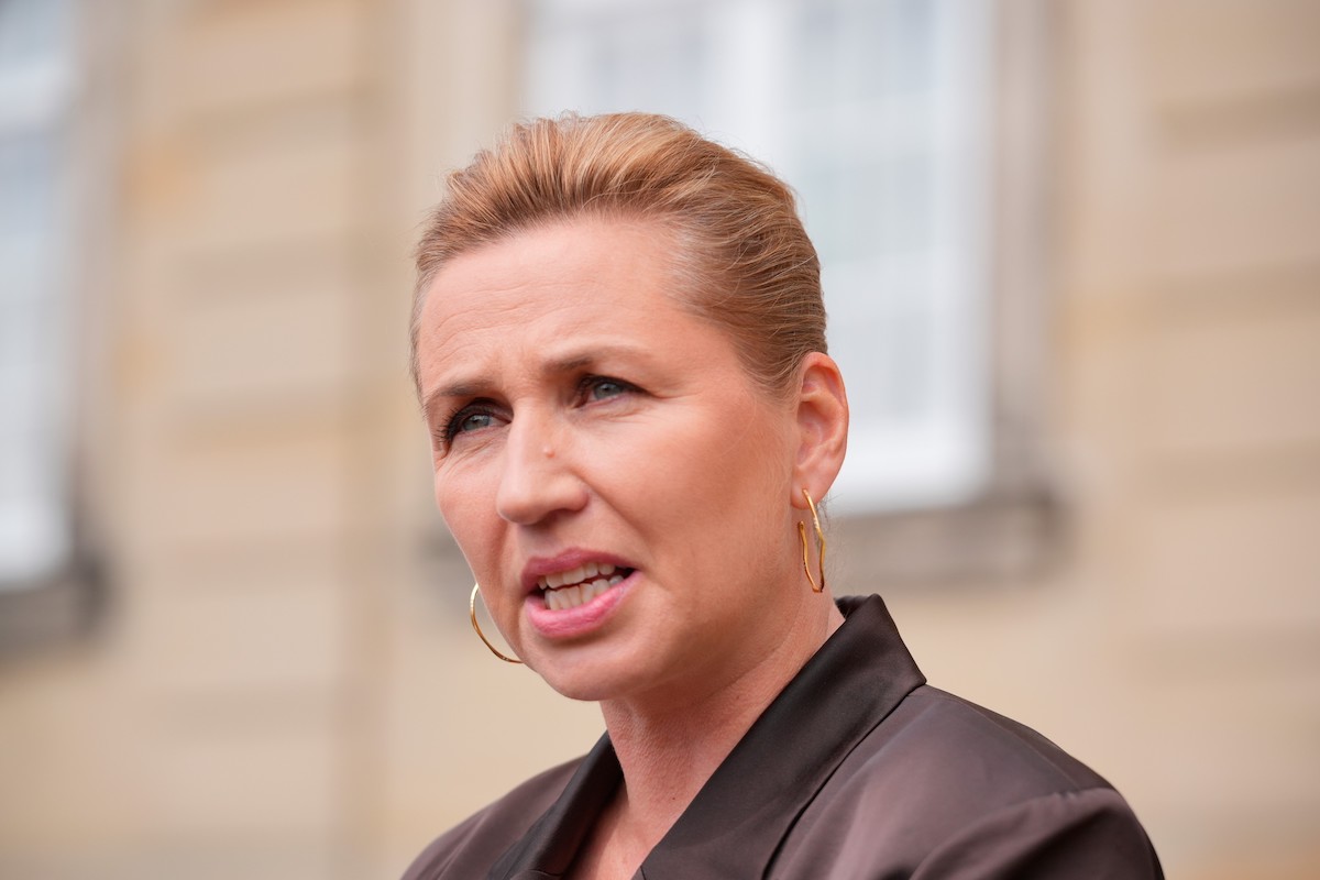 Mette Frederiksen a Copenhagen, 23 maggio 2026 (Emil Helms/Ritzau Scanpix via AP)