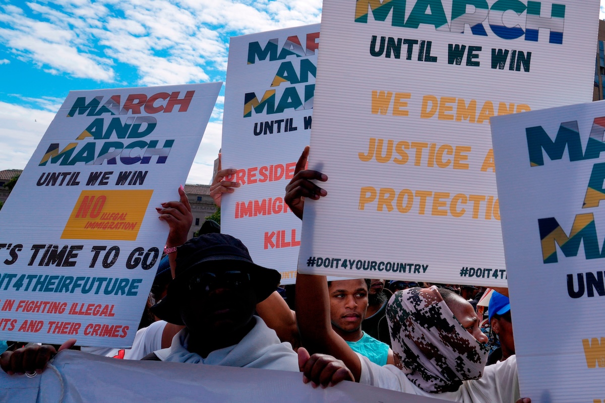 Le proteste contro gli stranieri in Sudafrica