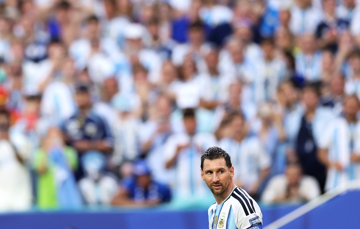 L’Argentina sta vincendo, con gol di Messi