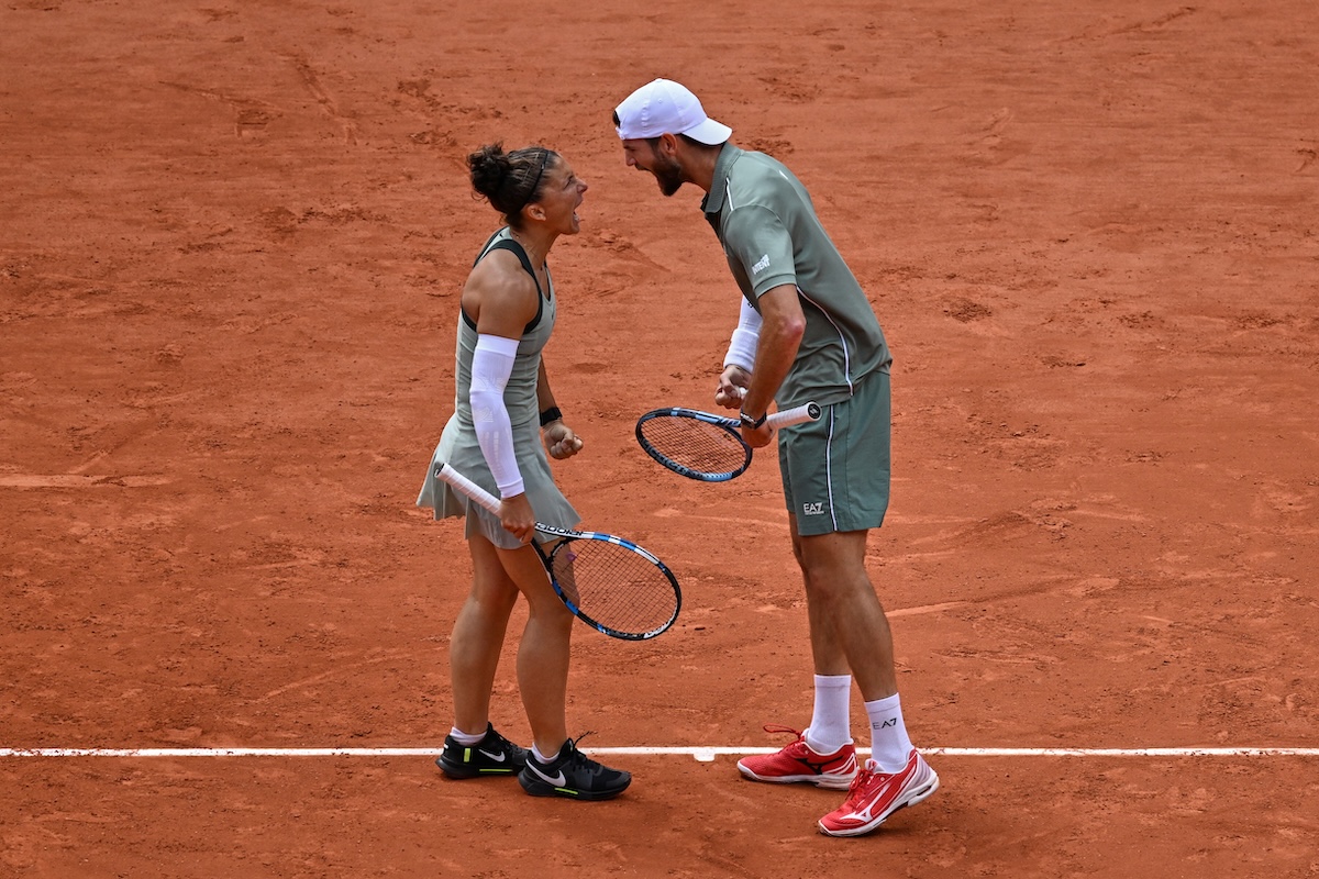 Sara Errani e Andrea Vavassori hanno vinto il torneo di doppio misto al Roland Garros