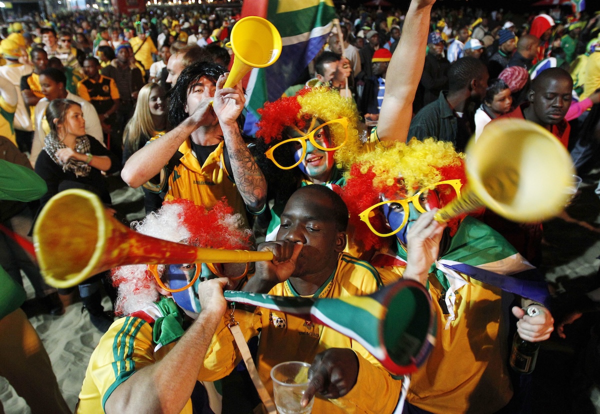 Le vuvuzela saranno vietate ai Mondiali di calcio