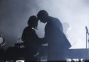 I tre musicisti in controluce