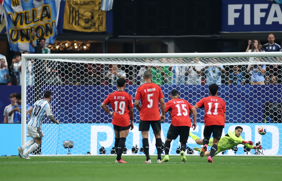 L’Argentina sta perdendo 1-0 contro l’Egitto