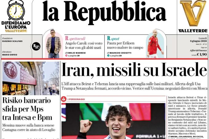 Le prime pagine di oggi
