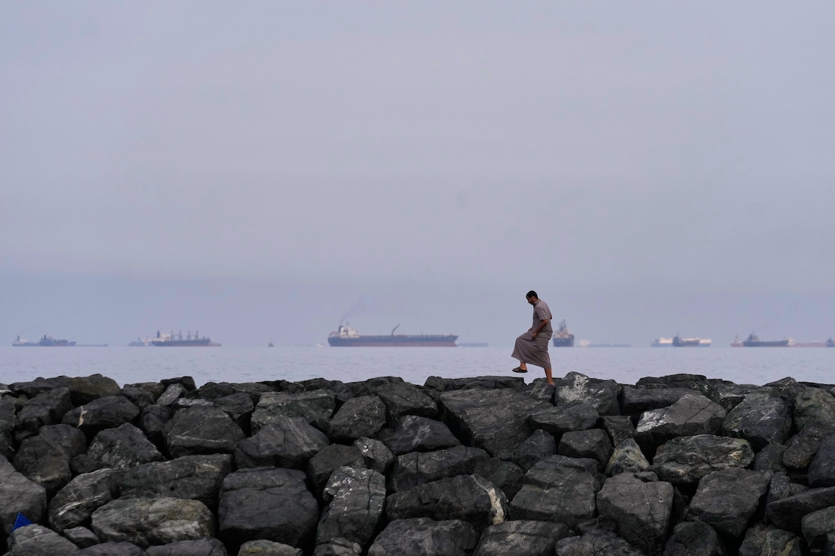 lo stretto di Hormuz, marzo 2026 (AP Photo/Altaf Qadri)
