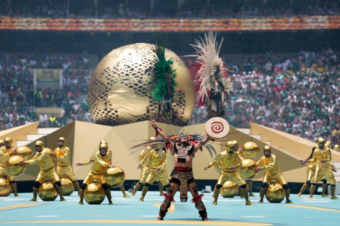 Le foto della cerimonia d’apertura dei Mondiali