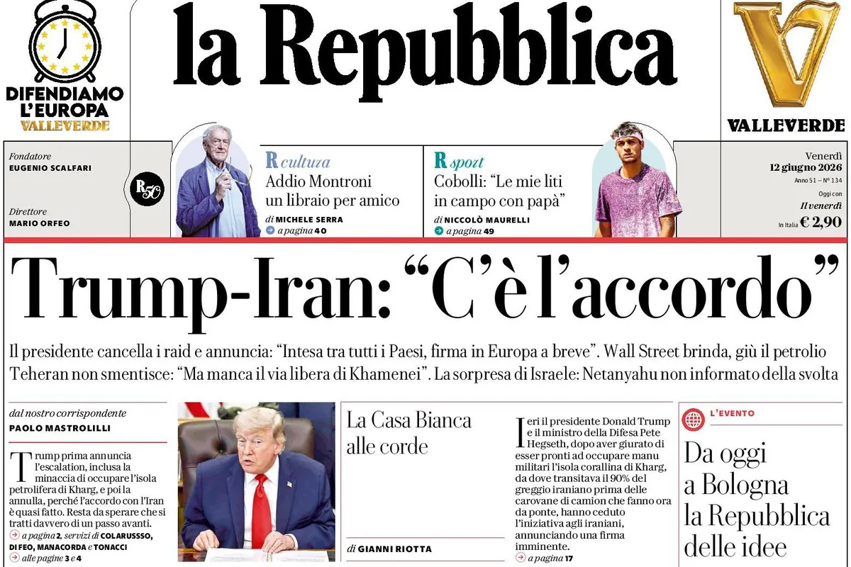 Le prime pagine di oggi