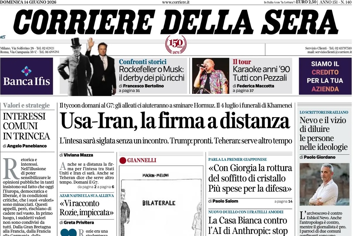 le prime pagine di oggi da Ilpost.it le prime pagine di oggi