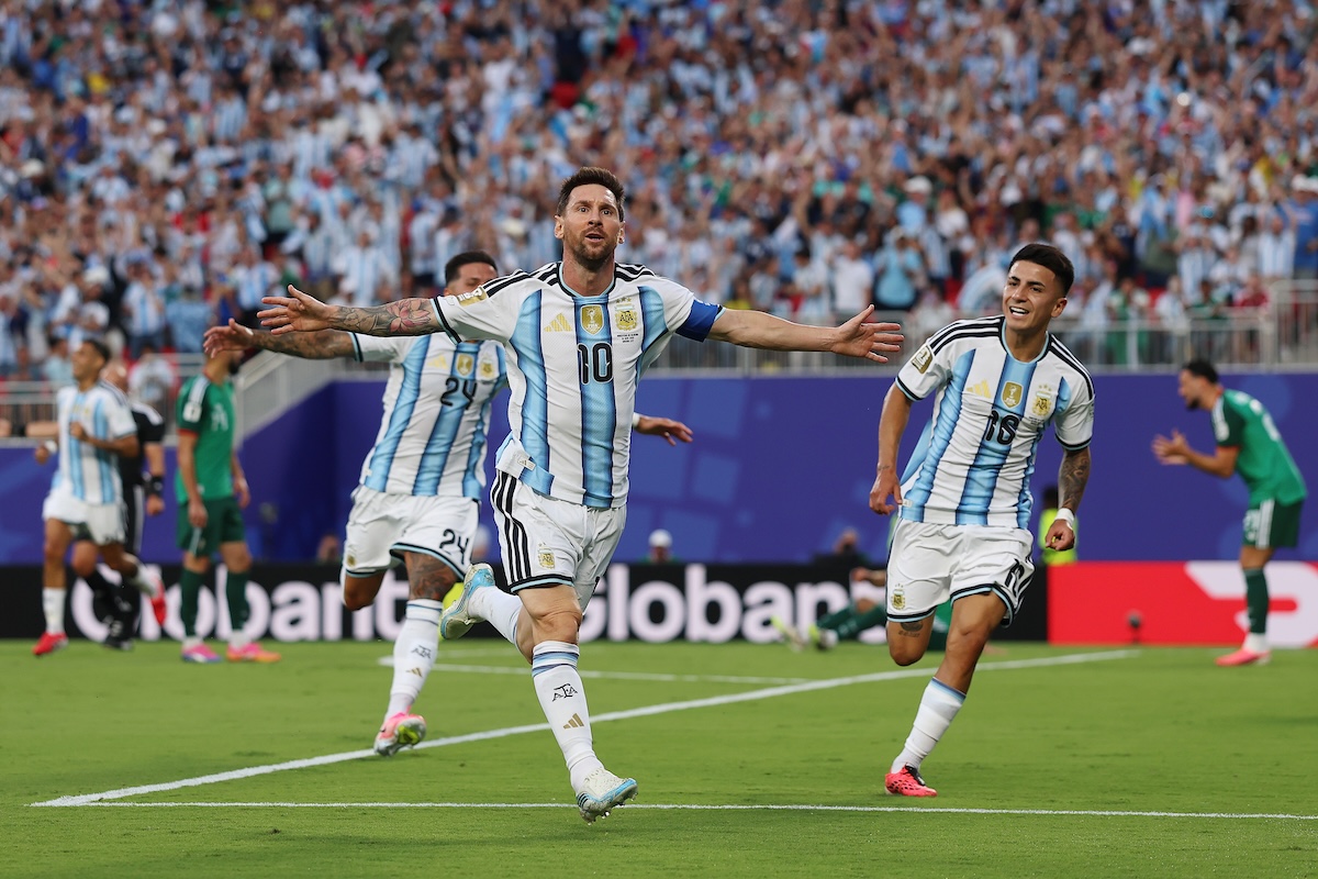 La tripletta di Lionel Messi ai Mondiali