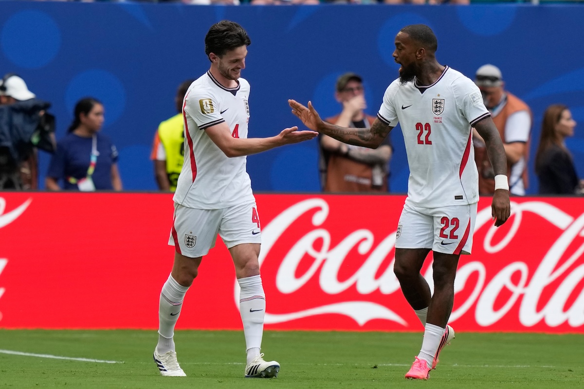 L’Inghilterra sta vincendo 2-0 contro la Francia