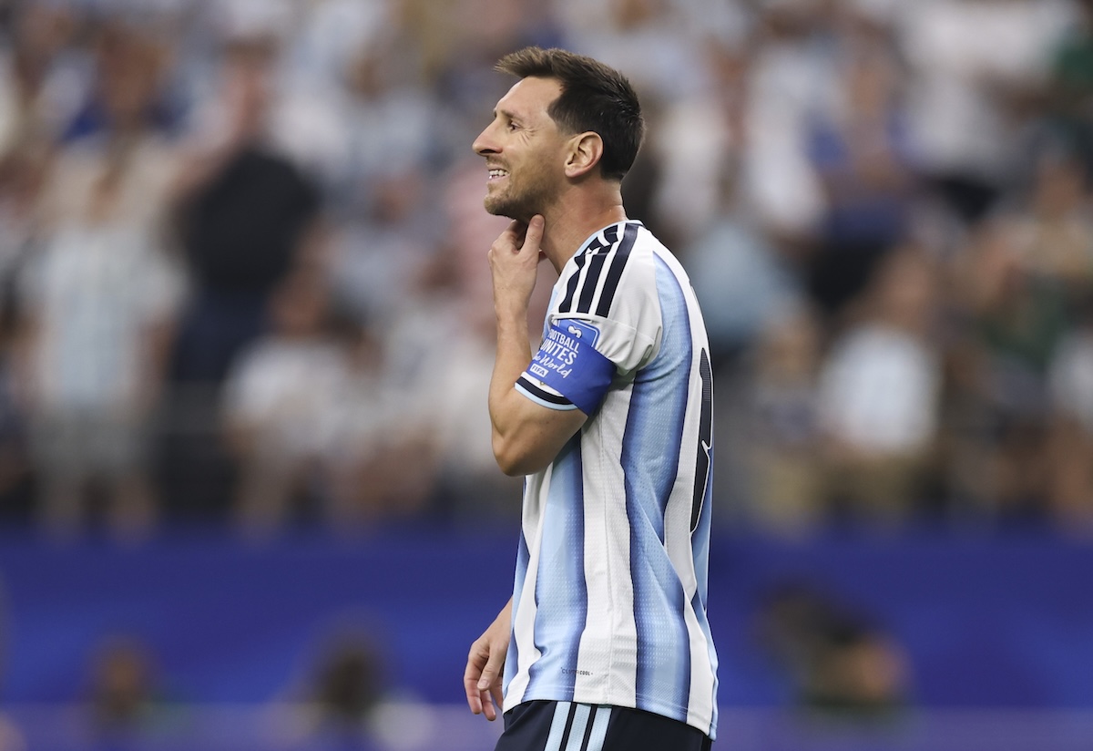 Lionel Messi ha sbagliato un calcio di rigore in Argentina-Austria