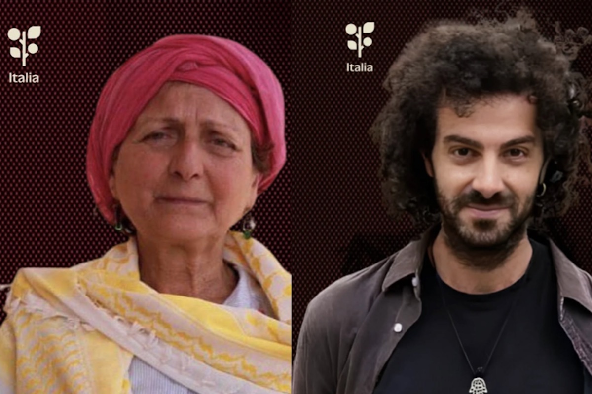 Leonarda Alberizia e Domenico Centrone (Dal profilo Facebook della Global Sumud Flotilla)