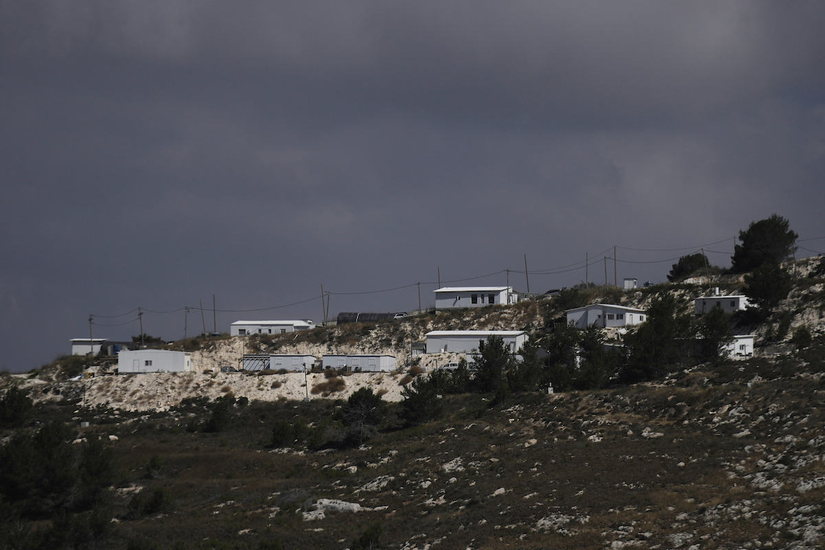 La colonia di Homesh, maggio 2025 (AP Photo/Majdi Mohammed)