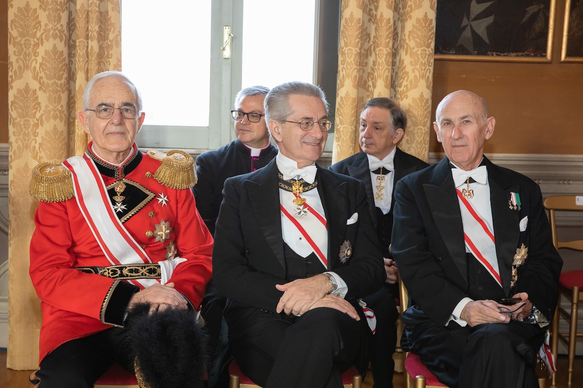 Antonio Zanardi Landi (al centro) (Sovrano Ordine di Malta)
