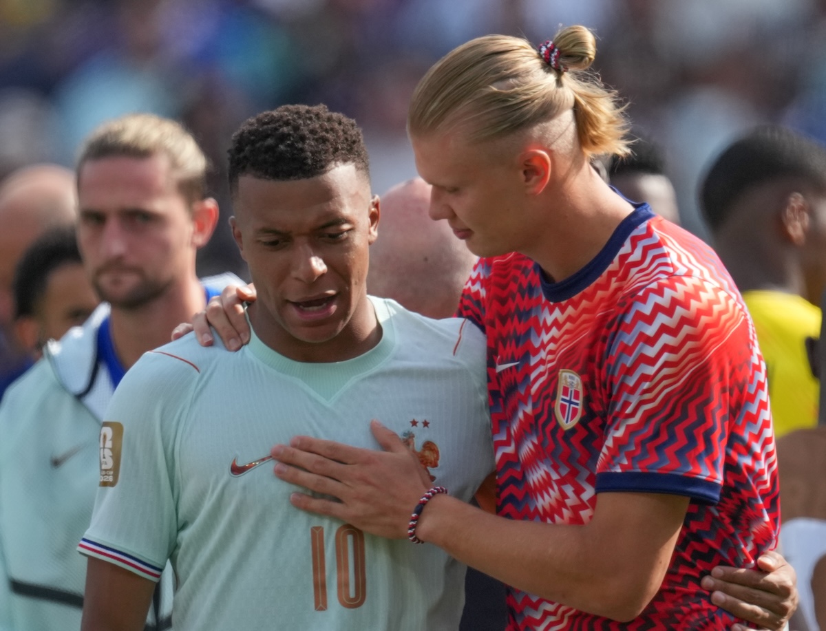 Stasera giocano Erling Haaland e Kylian Mbappé