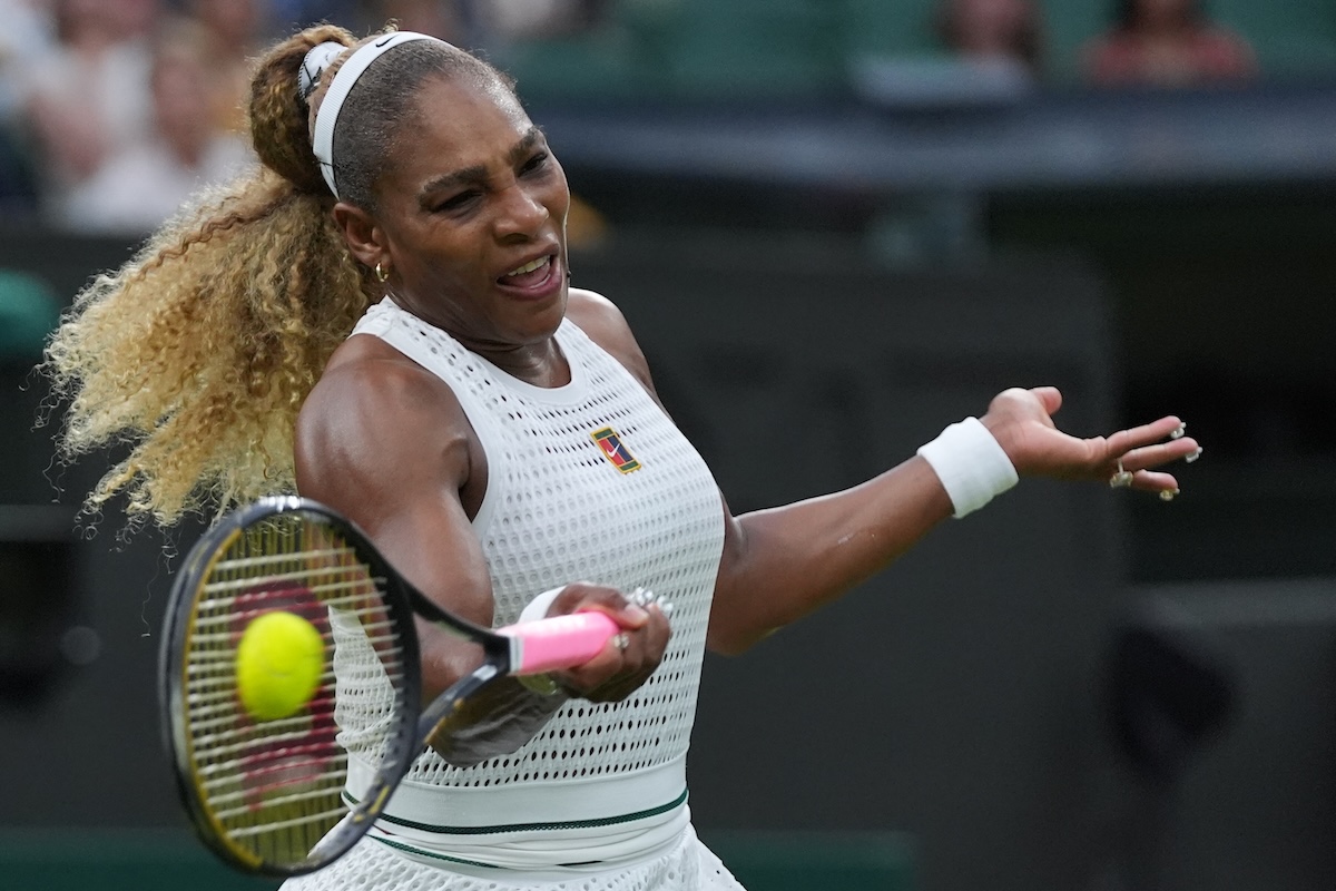 La tennista Serena Williams ha perso al suo ritorno a Wimbledon dopo quattro anni