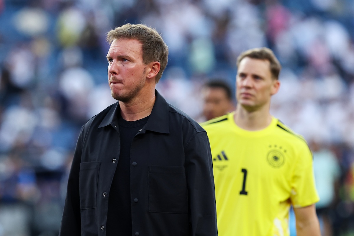 Julian Nagelsmann non è più l’allenatore della Germania maschile di calcio