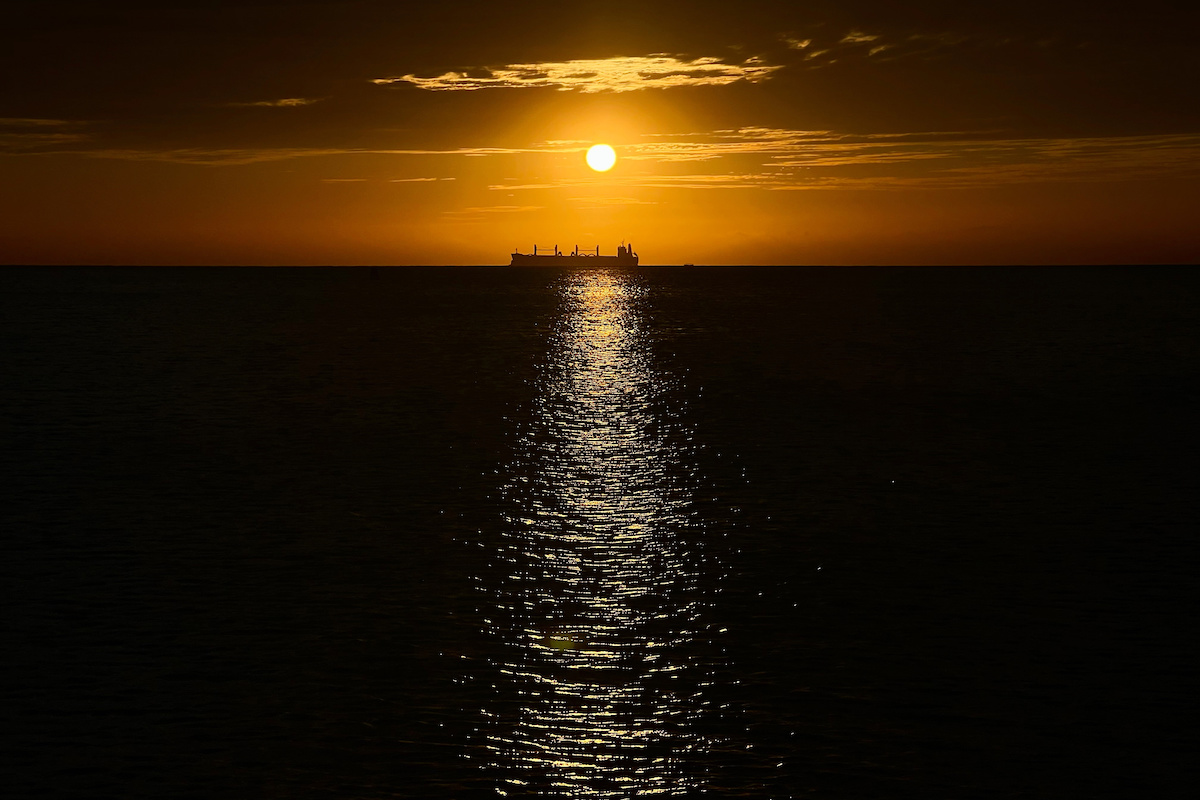 Una petroliera nel mar dei Caraibi, aprile 2026 (AP Photo/Ivan Valencia)