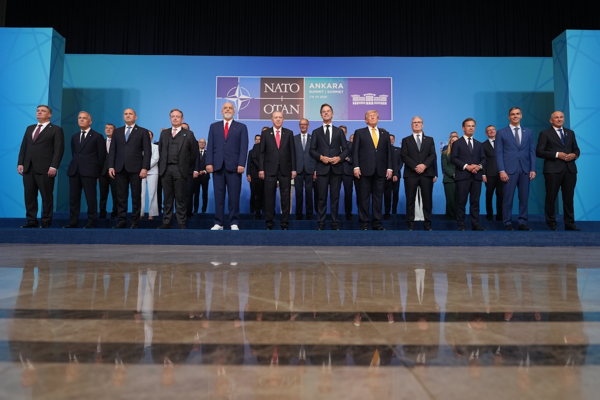 I leader dei paesi della Nato ad Ankara, l'8 luglio 2026 (AP Photo/Alex Brandon)